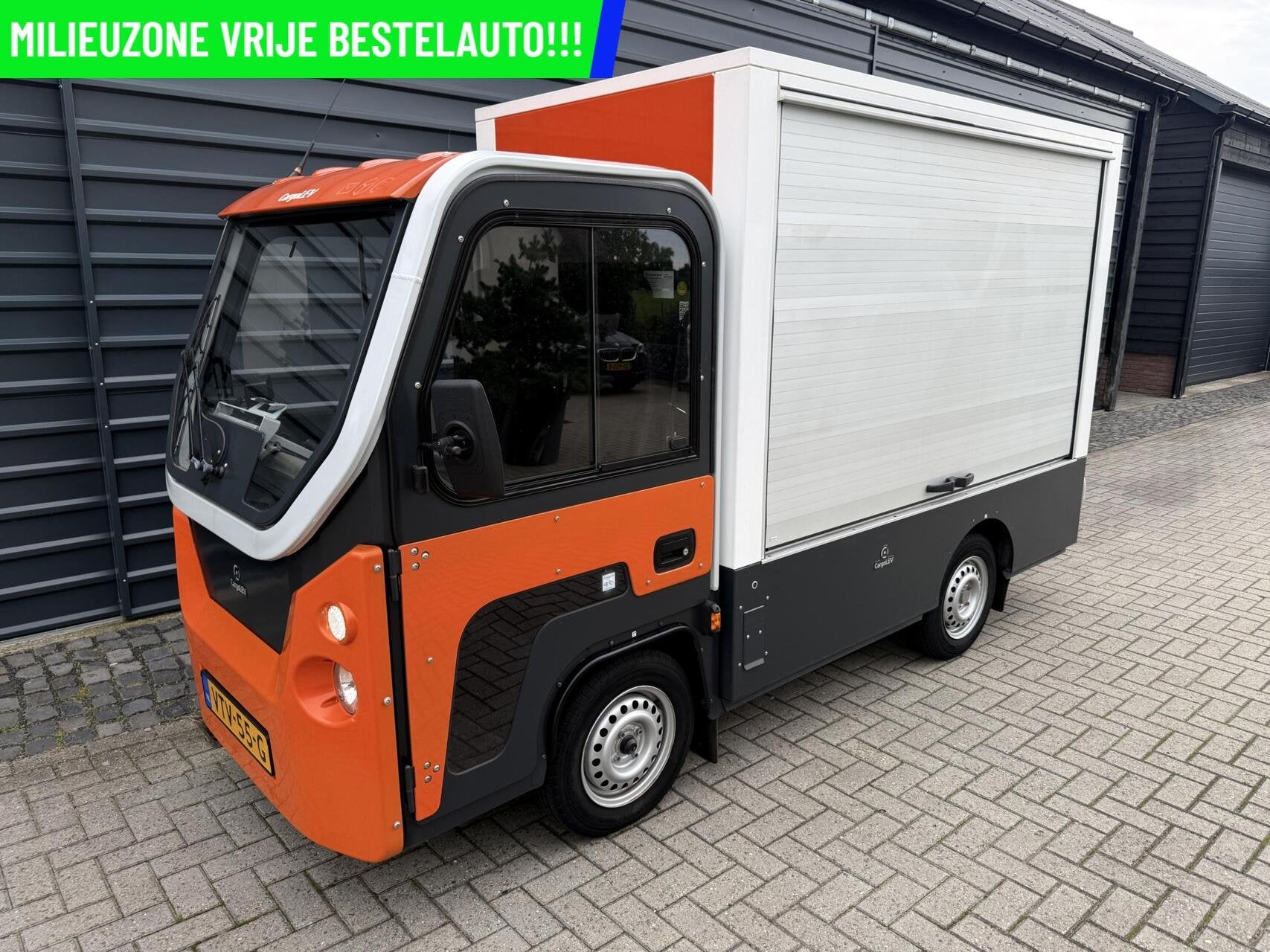Cargolev TC XL Electrisch Gesloten Laadbak Laadklep 100% Ele, Stof, Gebruikt, Zwart, Overige kleuren