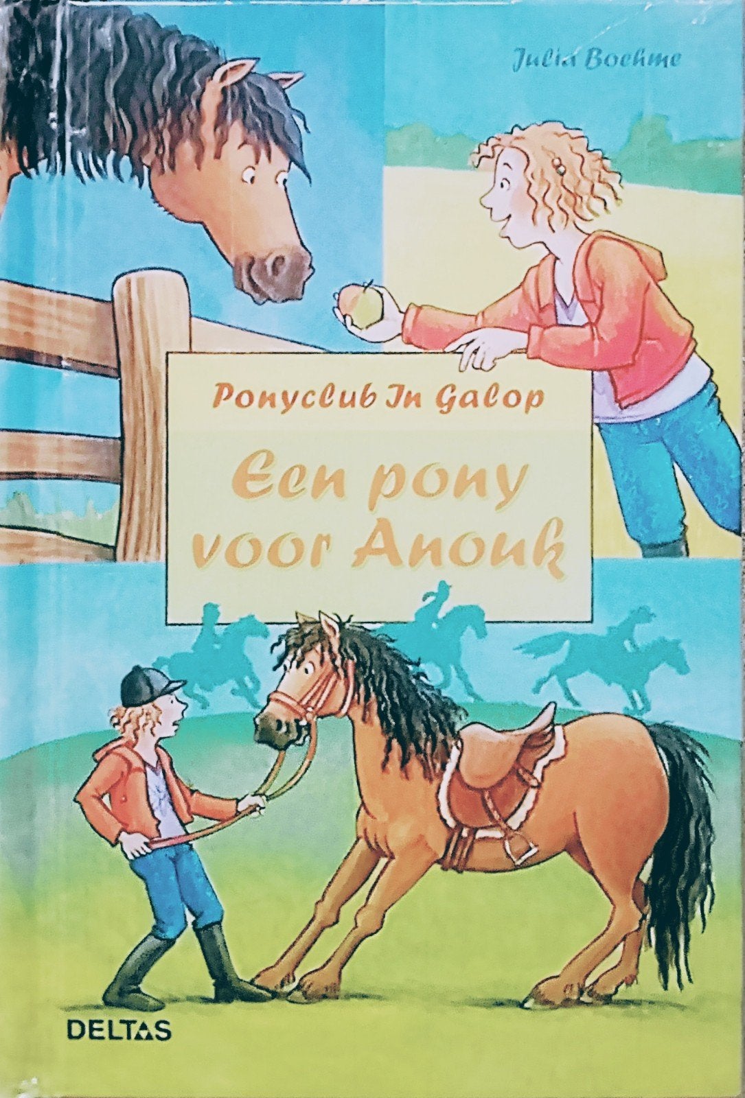 Ponyclub In Galop Een Pony Voor Anouk, Gelezen, Julia Boehme., Fictie algemeen, Ophalen of Verzenden