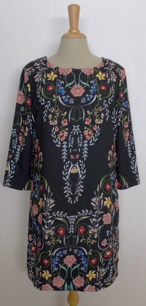 Mooi print tuniek/jurkje van Desigual! 38, Maat 38/40 (M), Zo goed als nieuw, Boven de knie, Meerkleurig