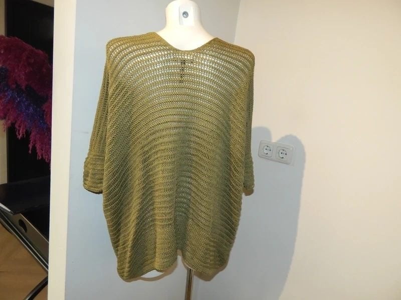Sarah Pacini grof gebreide trui baggy model One Size, Maat 38/40 (M), Overige kleuren, Verzenden, Sarah Pacini