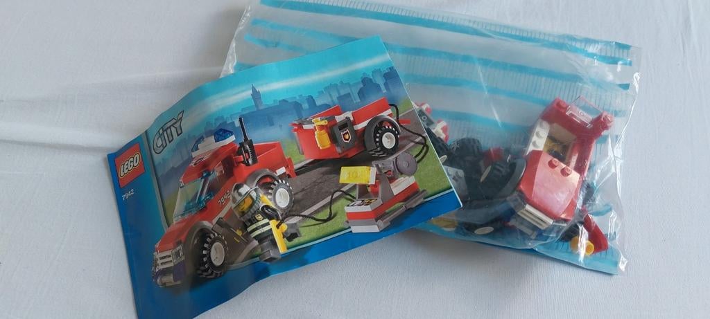 Lego City 7942 Brandweerwagen met aanhanger, Ophalen of Verzenden, Zo goed als nieuw