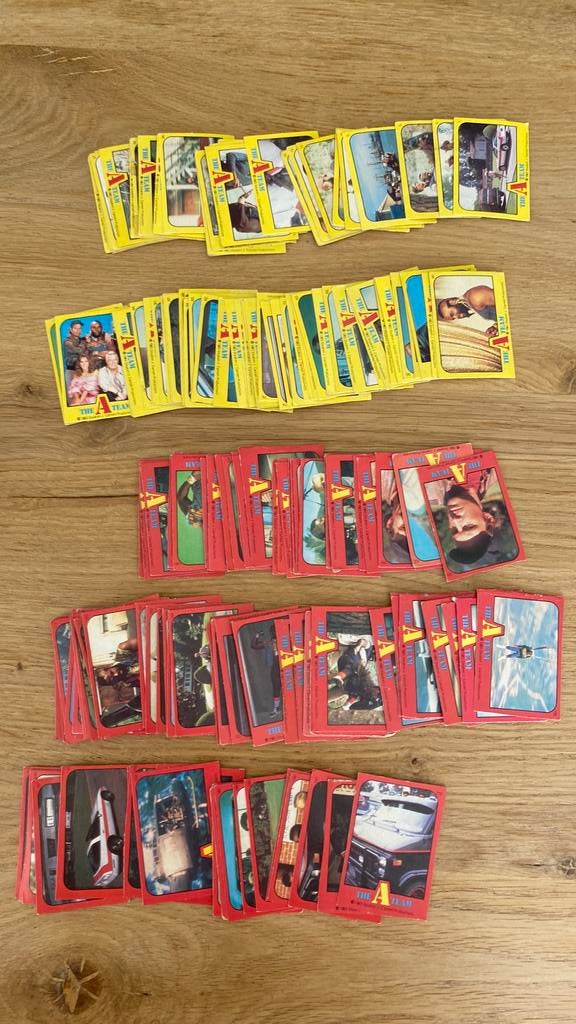 168 verschillende monty a-team   a team plaatjes, Hobby en Vrije tijd, Stickers en Plaatjes, Ophalen of Verzenden, Zo goed als nieuw