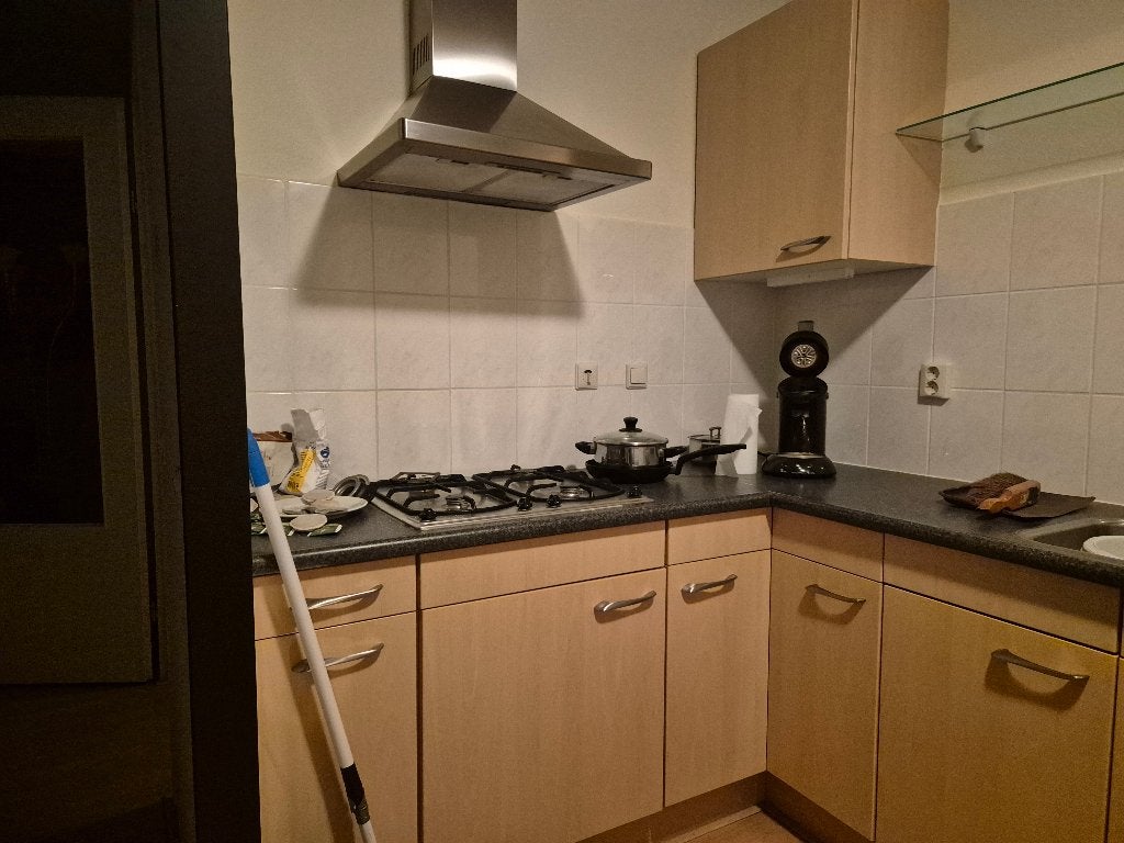 keuken, Ophalen, Gebruikt, Bruin, Enkelwandige keuken