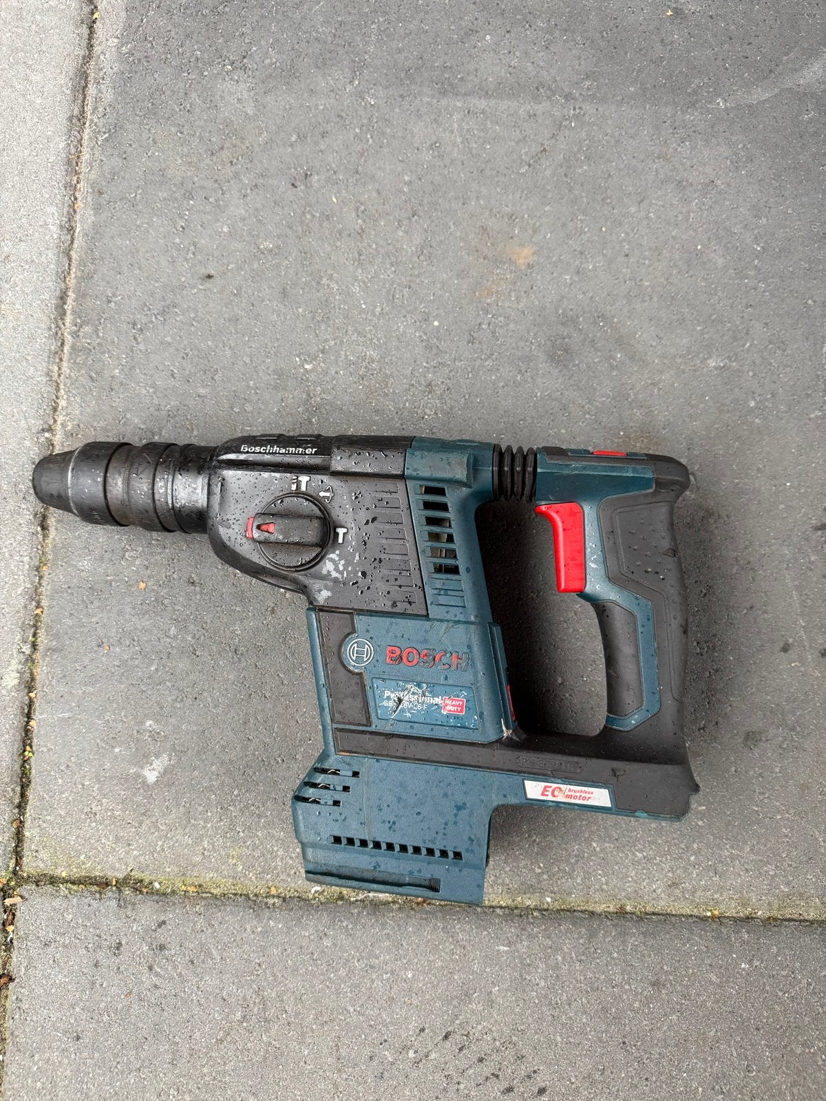 Bosch GBH 18V-26 F Accu Boorhamer body, Boor- en/of Breekhamer, Ophalen of Verzenden, Klopboormechanisme, Gebruikt