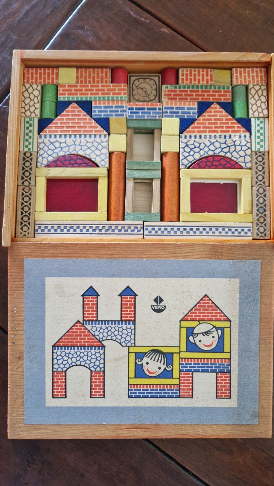 Vintage Vero blokkendoos compleet!!!, Ophalen of Verzenden
