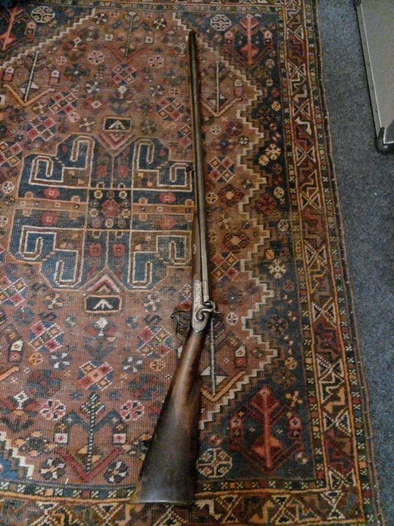 Antiek Percussie Dubbelloops Jachtgeweer - ca. 1840, Antiek en Kunst, Ophalen of Verzenden