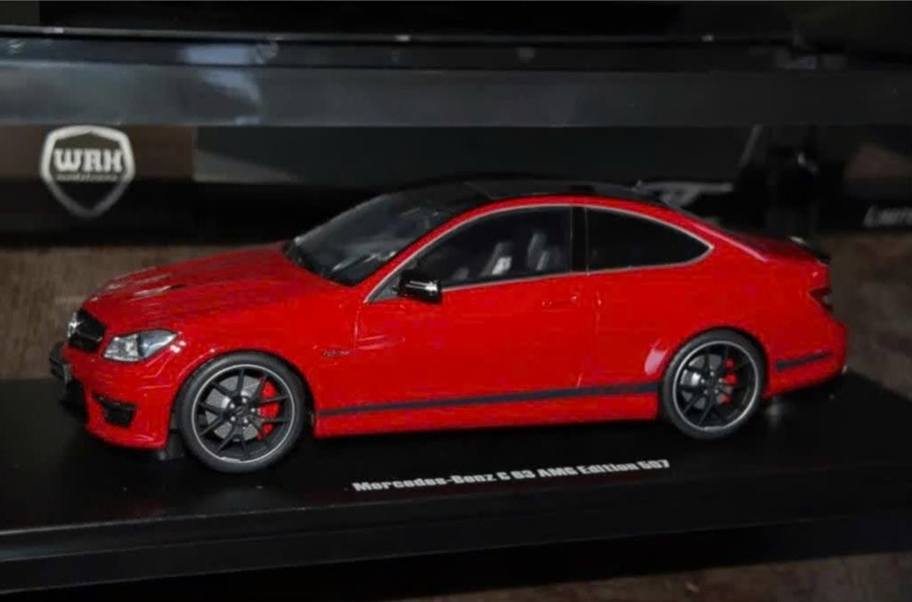 1:18 MERCEDES C63 AMG W204 EDITION 507 GT spirit GT920 WRH, Verzenden, Zo goed als nieuw, Auto, Overige merken