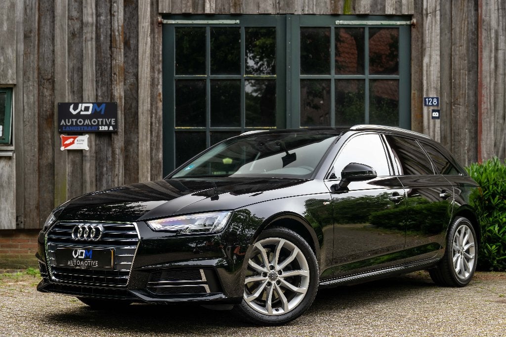 Audi A4 1.4 Tfsi 110KW Avant AUT 2016 Zwart, Stof, 4 cilinders, A4, Zwart
