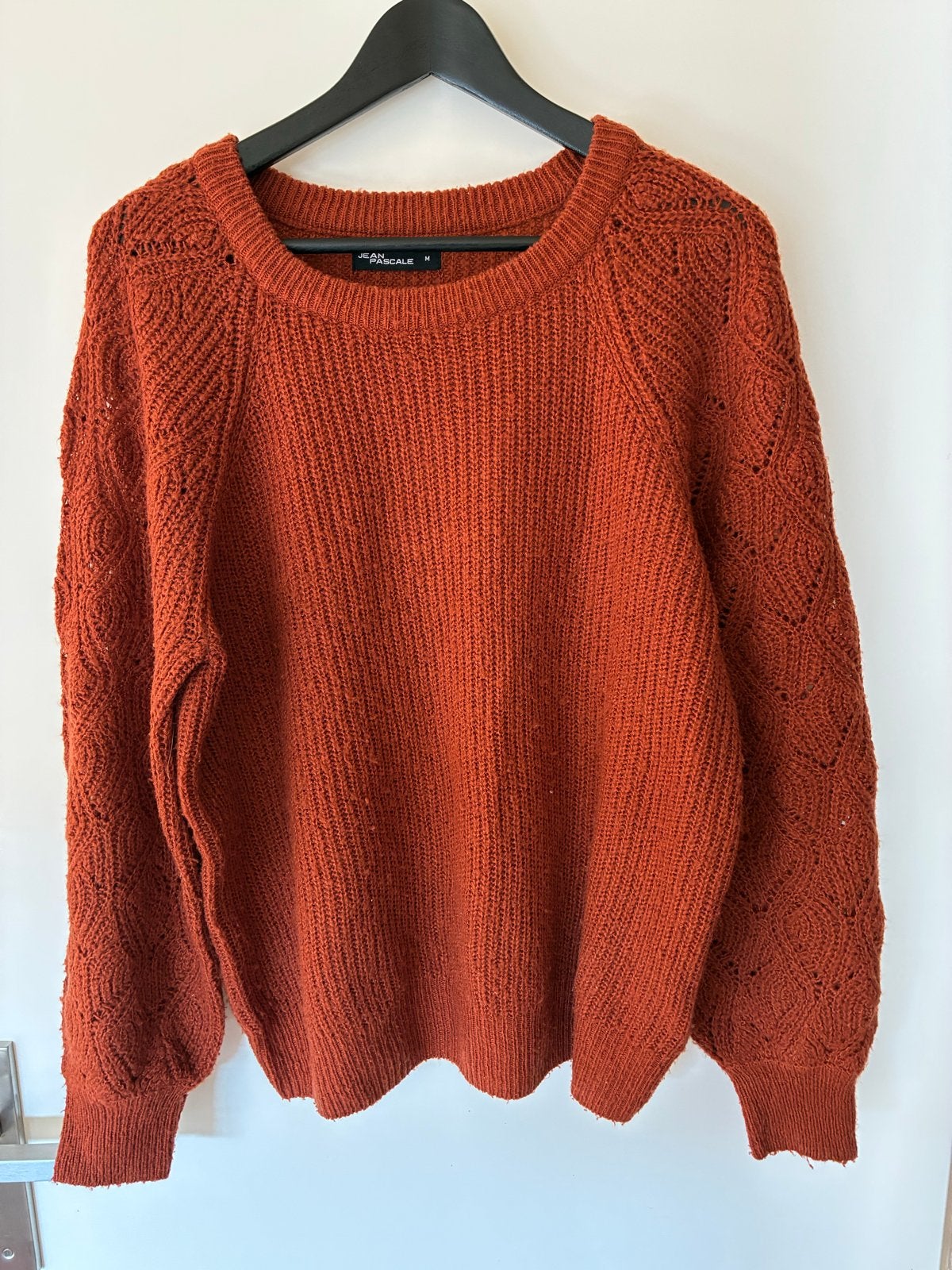 Trui oranje/roestkleurig - Jean Pascale, maat M, Kleding | Dames, Ophalen of Verzenden, Gedragen, Maat 38/40 (M), Oranje