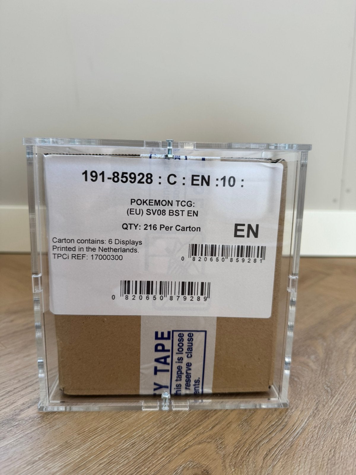 Pokémon Surging Sparks Boosterbox Case, Ophalen, Nieuw, Boosterbox