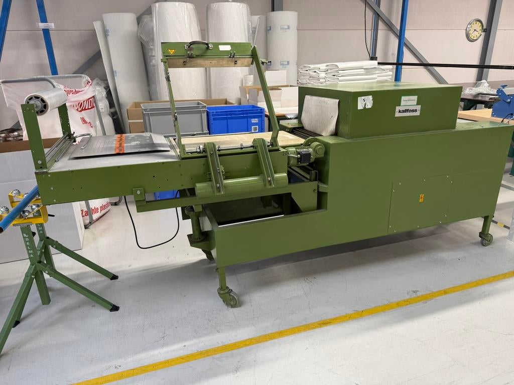 Kallfass KC 5050/400 Semi-automatische folie hoeksealmachine, Hobby en Vrije tijd, Ophalen of Verzenden, Zo goed als nieuw