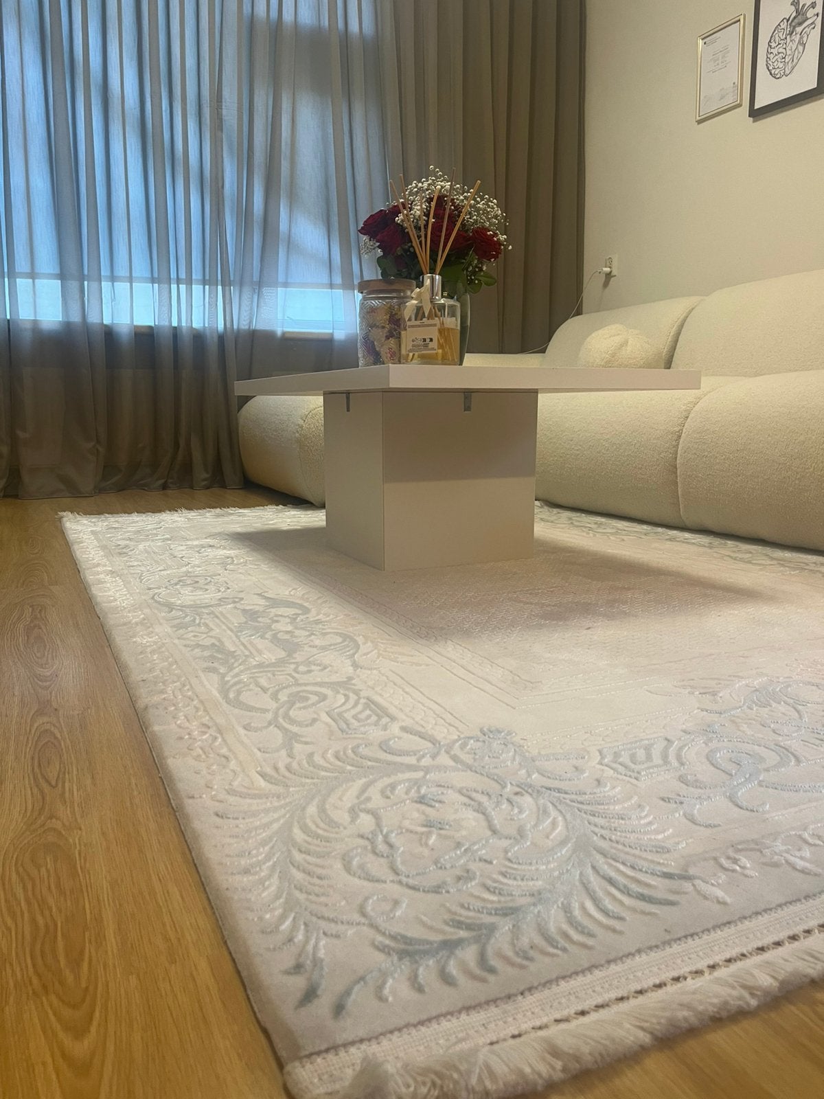 Perzische tapijt / vloerkleed, Ophalen, Zo goed als nieuw, Rechthoekig, 200 cm of meer