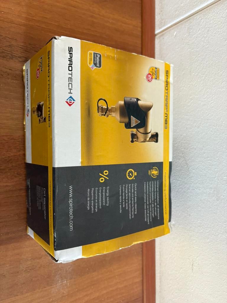 Spirotech vuilafscheider 22mm knel, Ophalen, Minder dan 30 cm, Overige typen, Nieuw