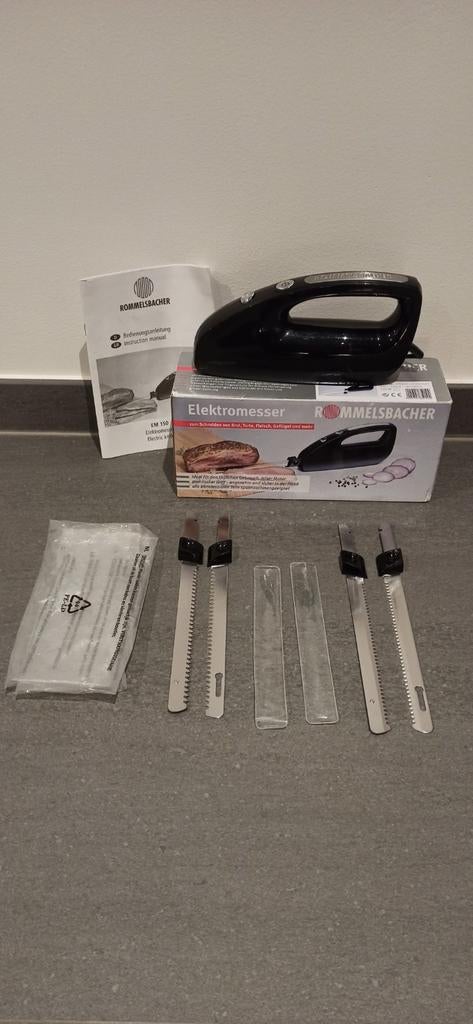 z.g.a.n Rommelsbacher elektrischmes, 2 messen + handleiding, Ophalen of Verzenden, Zo goed als nieuw
