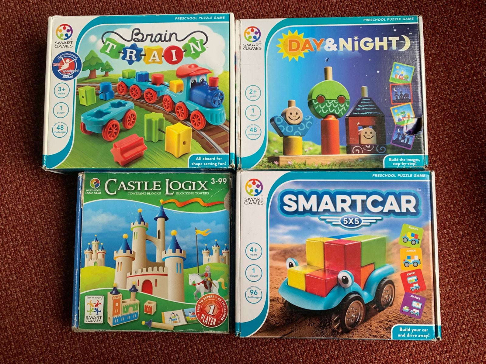 Smart Games pakket voor jonge kinderen kleuters, Ophalen of Verzenden, Zo goed als nieuw