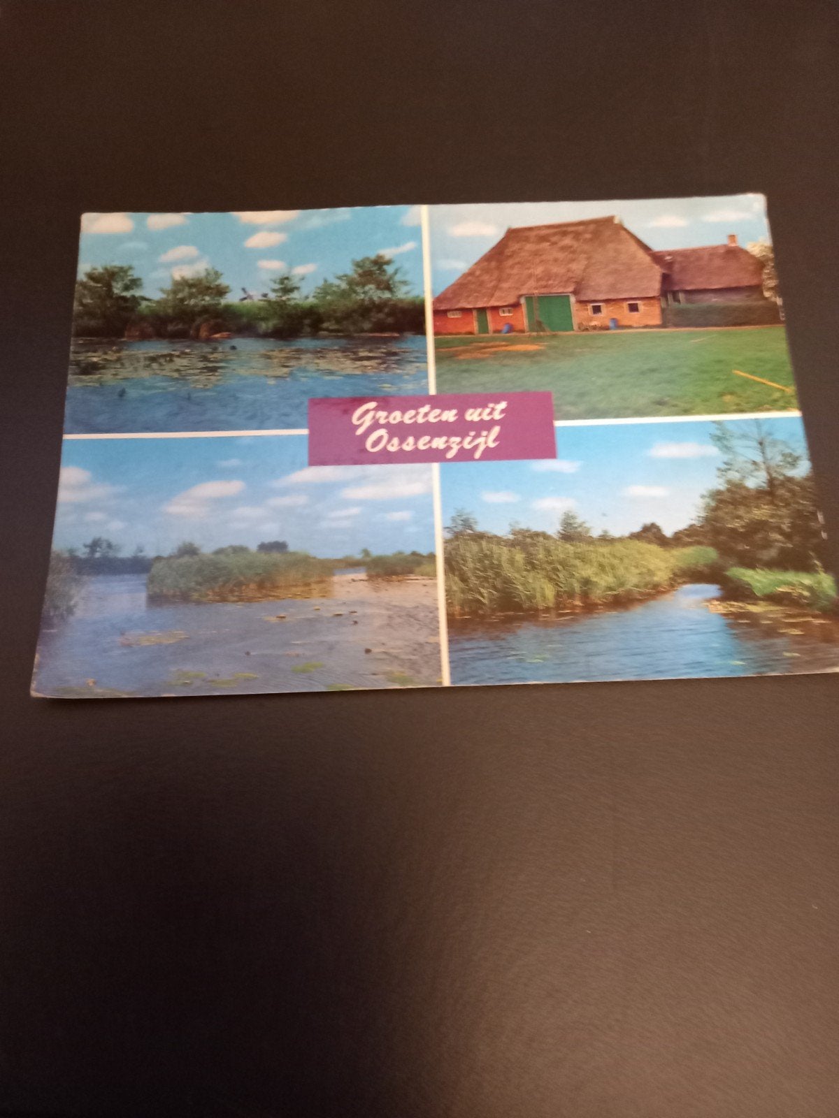 kaart  Ossenzijl groeten. Gelopen, Verzenden, Gelopen