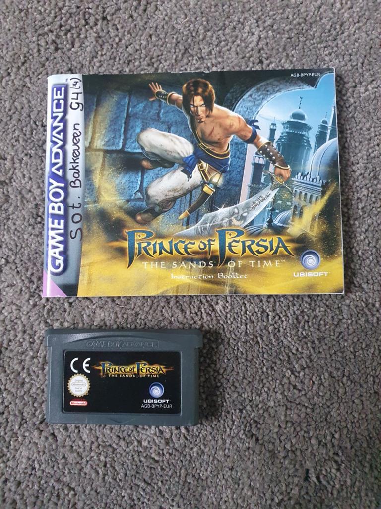 Prince of persia sands of time - GBA, Spelcomputers en Games, Games | Nintendo Game Boy, Ophalen, Gebruikt, 1 speler, Gekoppelde computers