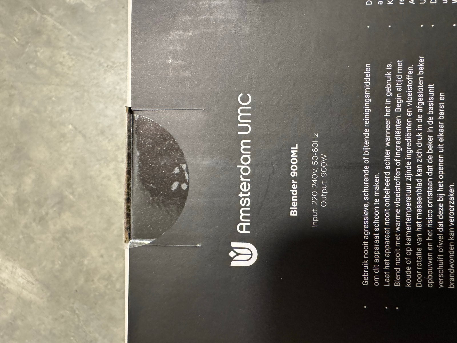 Blender 900ml nieuw in doos - Amsterdam UMC 3 in 1, Ophalen, Nieuw, Blender