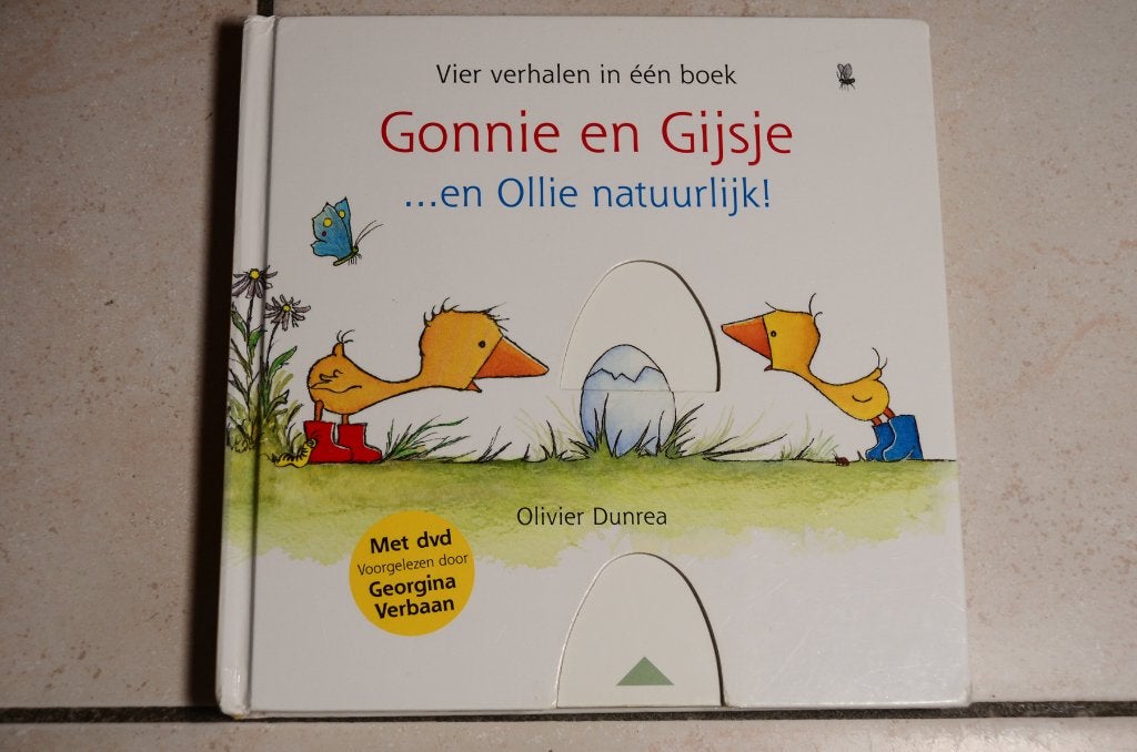 Gonnie en Gijsje en Ollie natuurlijk! / Olivier Dunrea , Ophalen of Verzenden, Gelezen, 2 tot 3 jaar