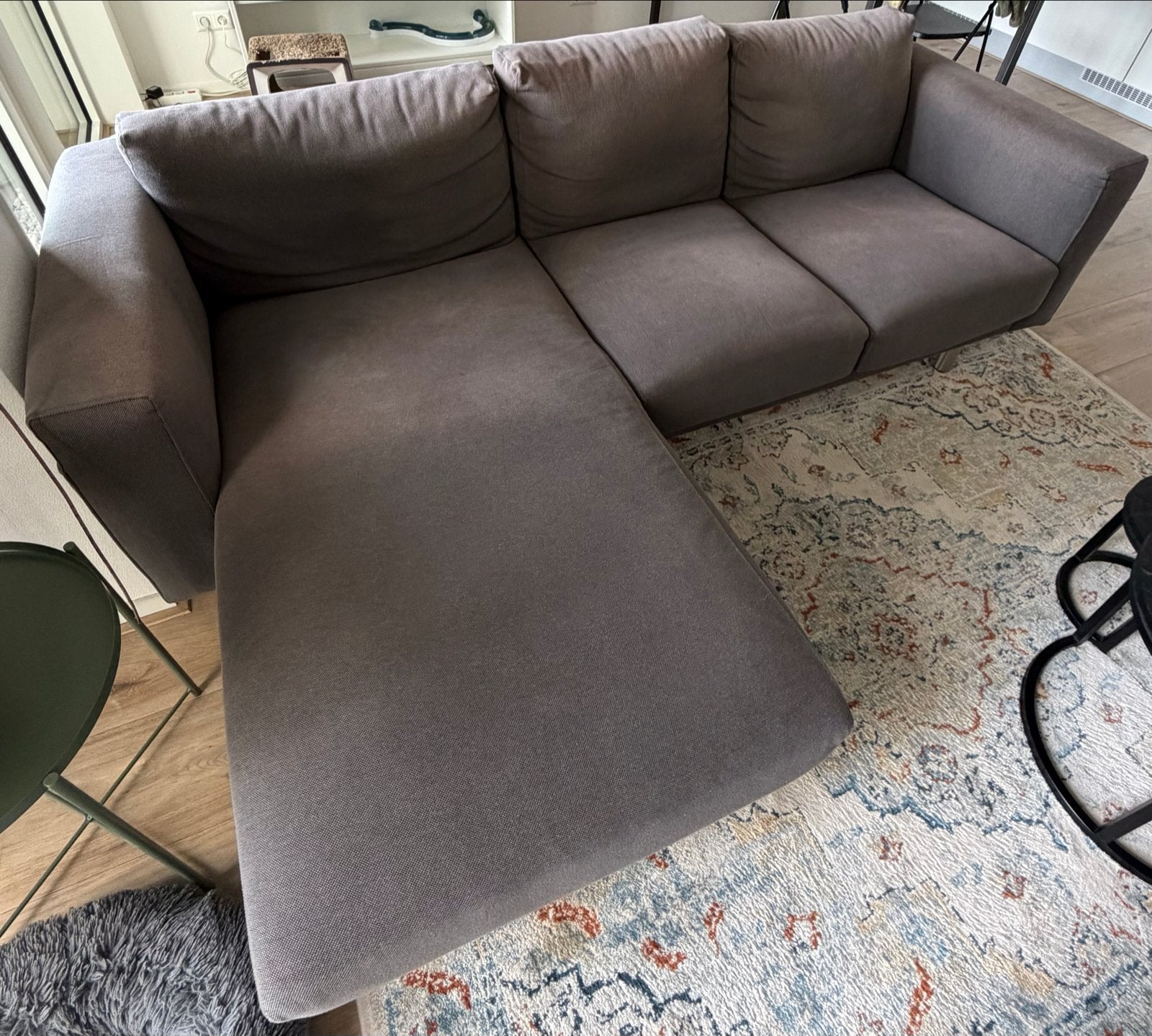 Ikea Norsborg 3-zitsbank met chaise longue - Gratis afhalen, Huis en Inrichting, Banken | Sofa's en Chaises Longues, Ophalen, Gebruikt