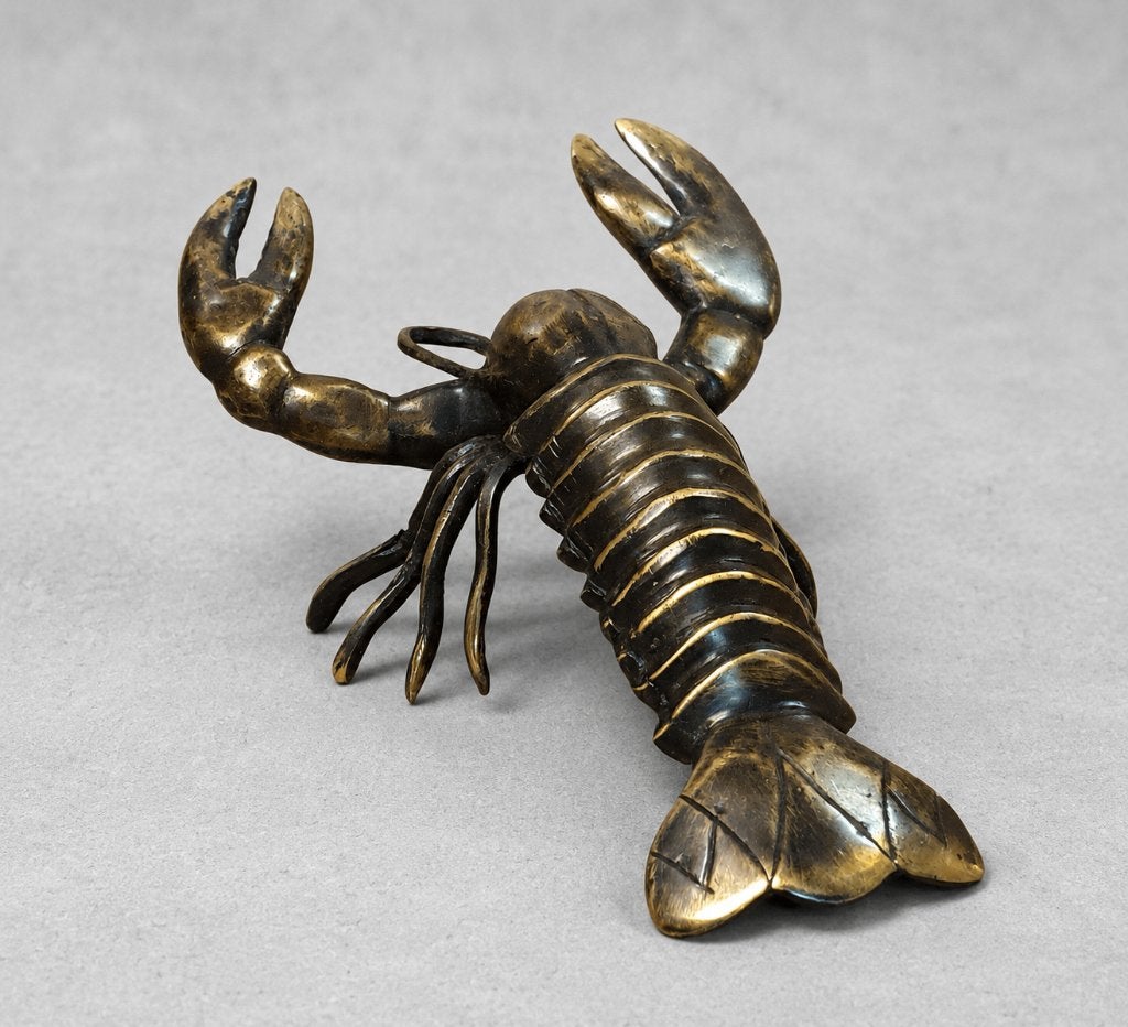 KREEFT / BRONS /Bronzen beeld, Ophalen of Verzenden, Nieuw, Beeldje of Figuurtje