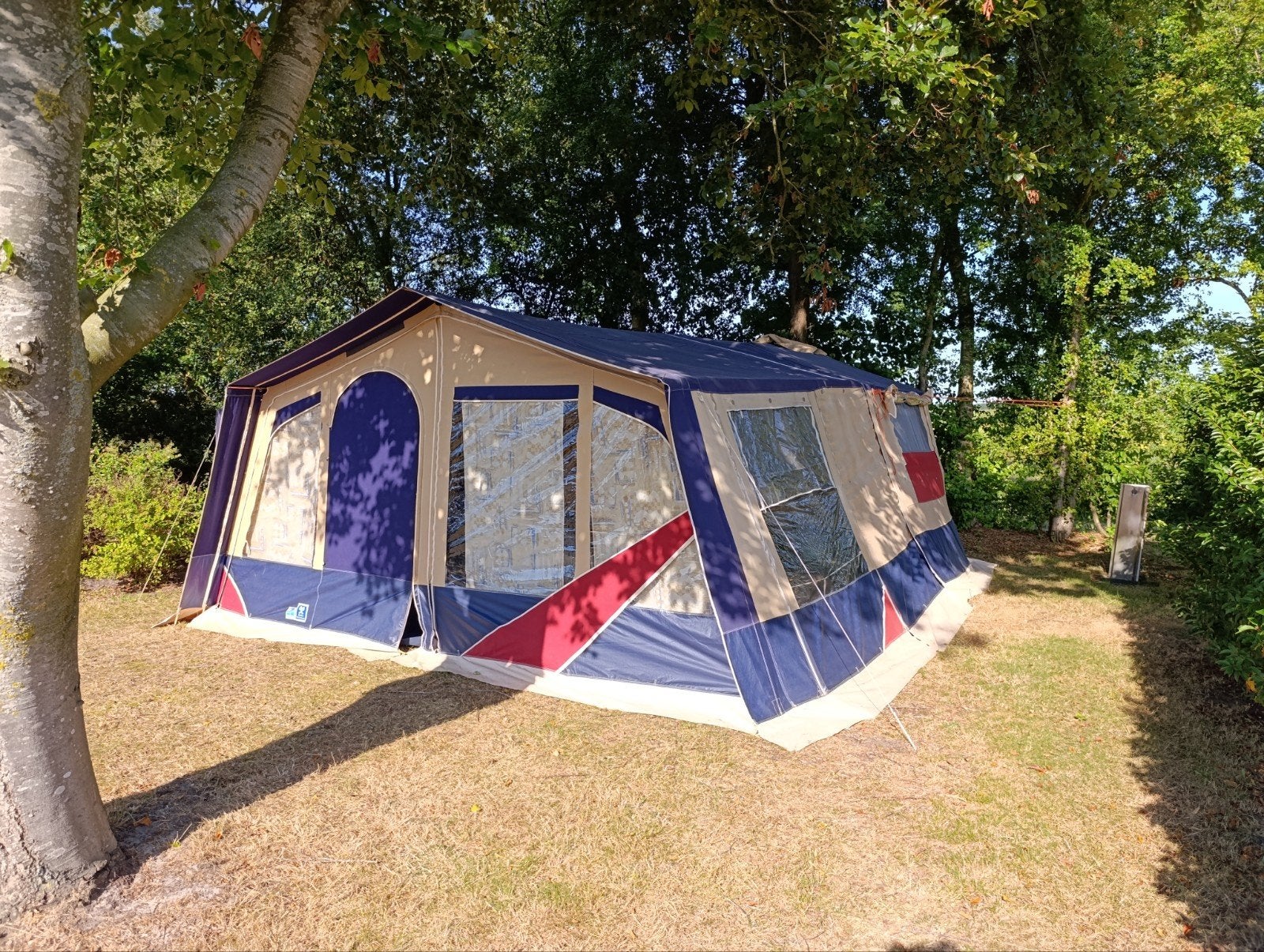 6 persoons vouwwagen te koop, Ophalen, Gebruikt