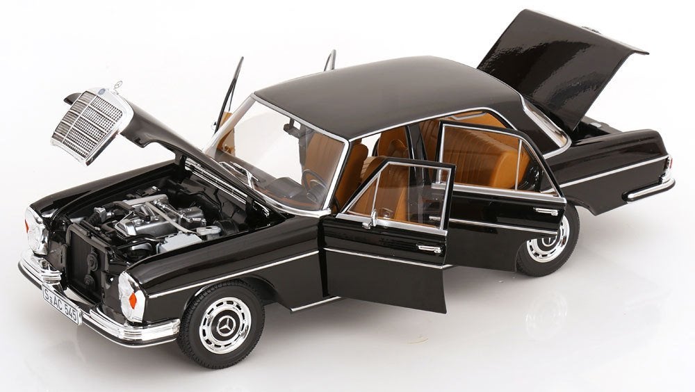 Norev 1:18 Mercedes Benz 280 SE 1968 Black, -, Nieuw, Norev, Ophalen of Verzenden
