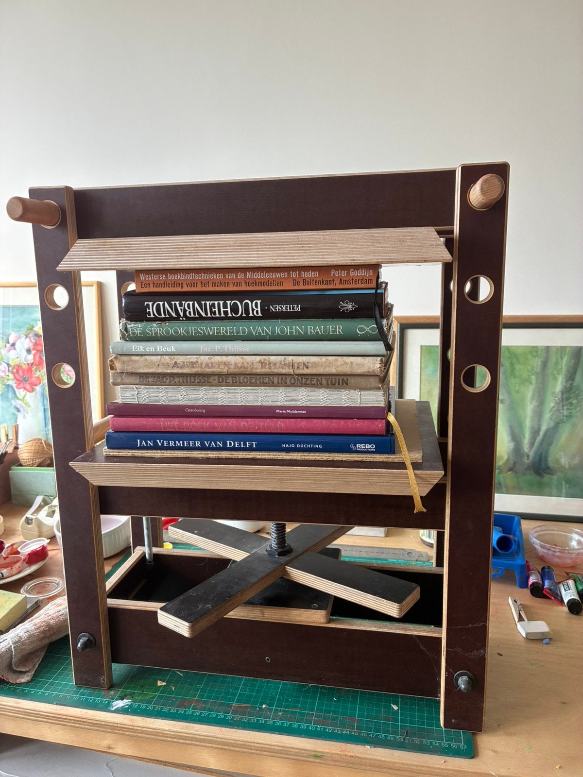Boekenpers Louet, Ophalen, Zo goed als nieuw, Hout