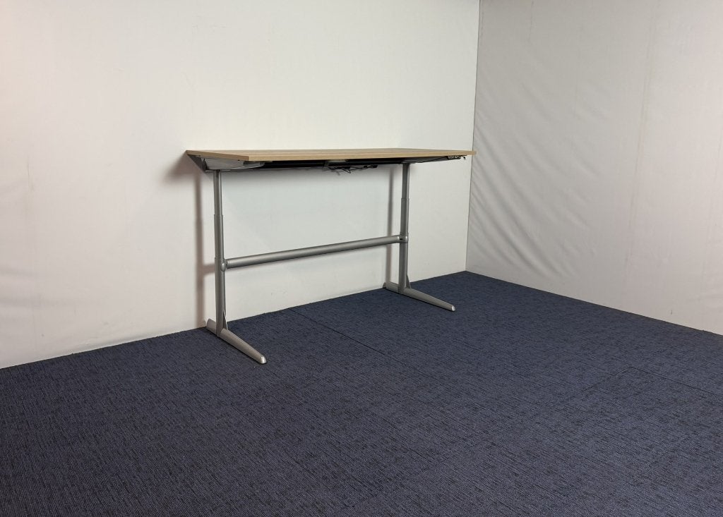 9 x Zit/sta bureau Ahrend 500 - nieuw blad - 180 x 80 cm., Huis en Inrichting, Bureaus, Ophalen, Zit-sta bureau, Gebruikt, 180 cm