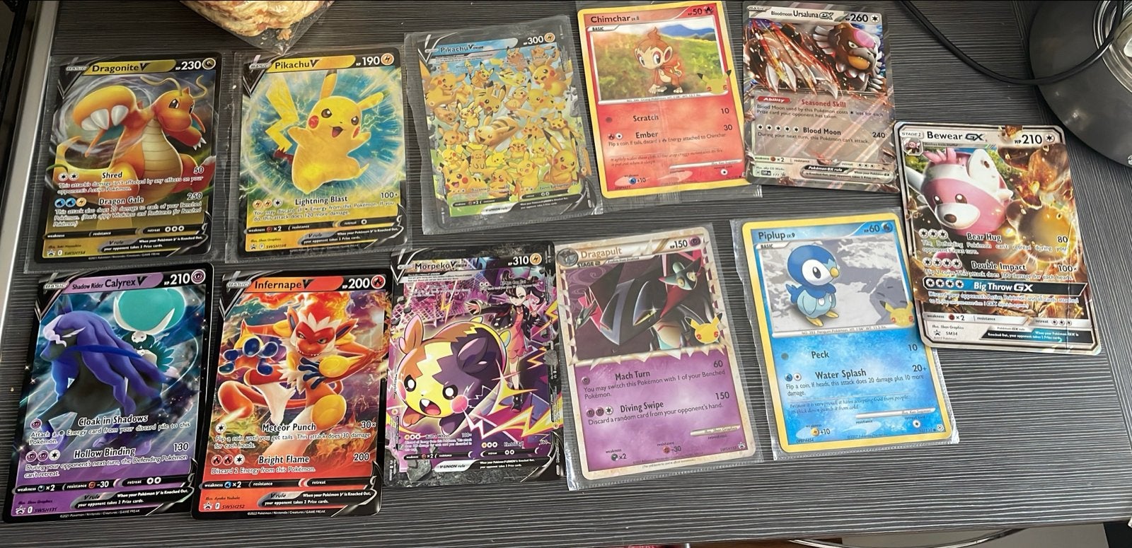 Jumbo Pokémon Kaarten Collectie - V, VMAX, GX, en meer, Hobby en Vrije tijd, Verzenden, Gebruikt, Meerdere kaarten