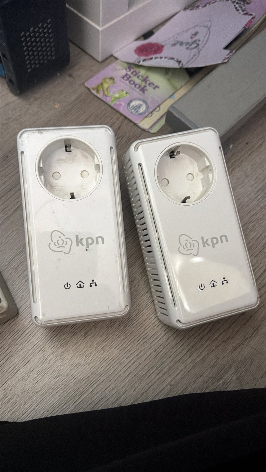 KPN Powerline netwerk Adapters MT2263 - Set van 2, Ophalen of Verzenden, Zo goed als nieuw