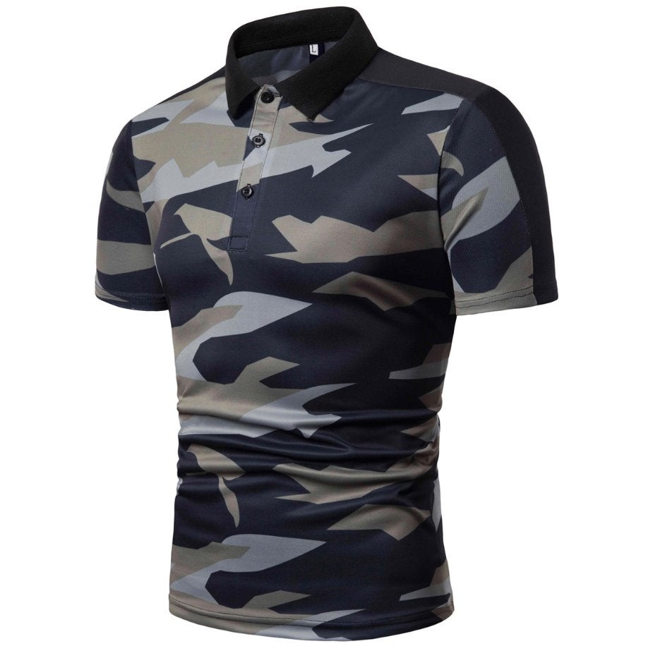 Beige camouflage heren polo (shirt leger mannen legershirt), Verzenden, Nieuw, Beige