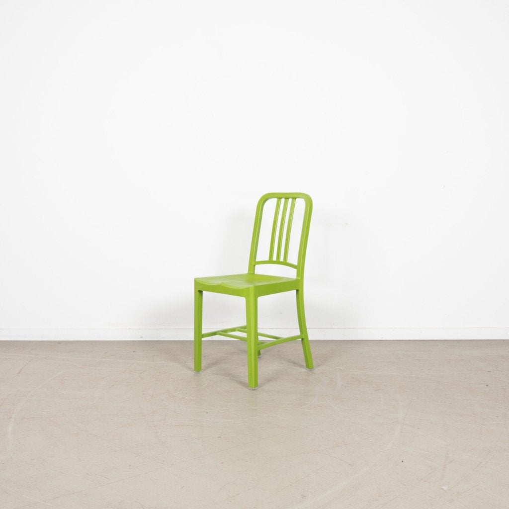 2x Emeco 111 Navy Chair Stoel Groen Kunststof, Niet ingevuld, Zo goed als nieuw, Niet ingevuld, Niet ingevuld