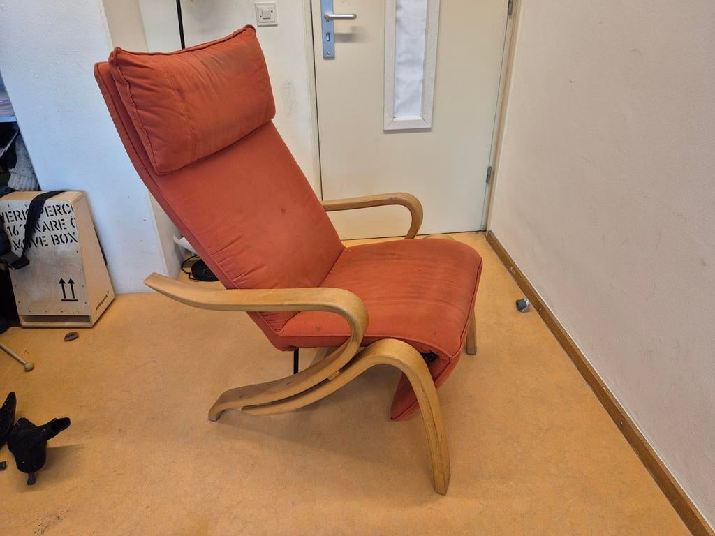Vintage stoel: Westnova - Model Grasshopper, Huis en Inrichting, Ophalen, Gebruikt, 75 tot 100 cm, Stof