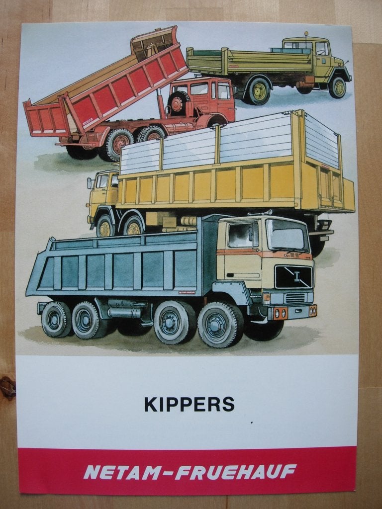 Netam Freuhauf 1979 Brochure – Kippers, Netam, Ophalen of Verzenden, Zo goed als nieuw, Overige merken