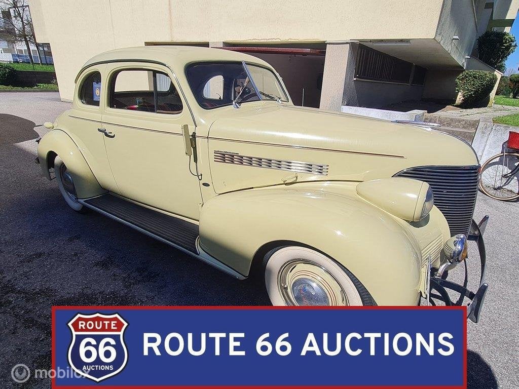 Chevrolet Master Deluxe Business Coupe | 1939 | Route 66 Auc, Auto's, Overige carrosserieën, Chevrolet, Zwart, Bedrijf