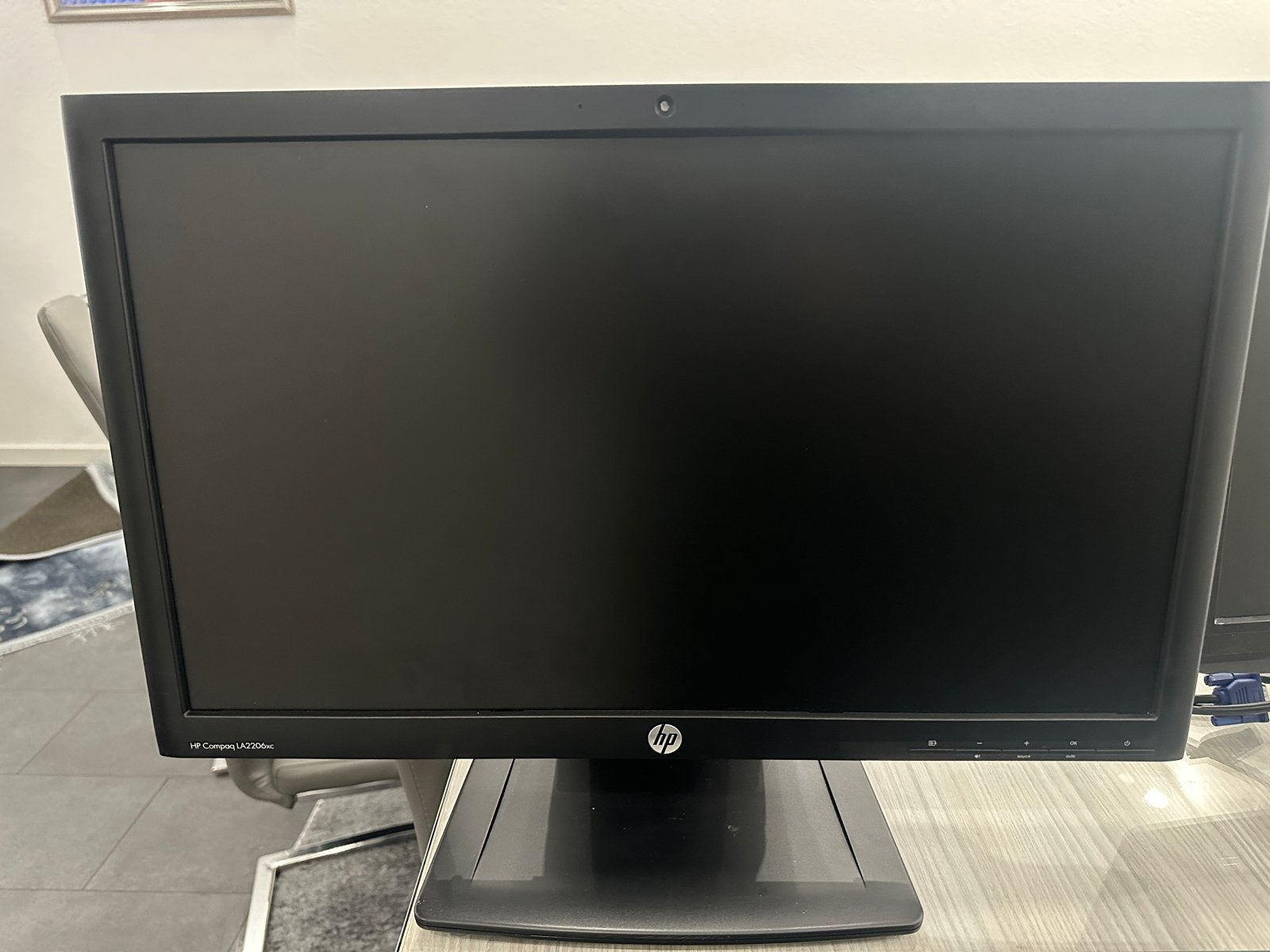 HP Compaq LA2206xc Monitor - 21.5 inch met webcam, Computers en Software, Monitoren, Gebruikt, Full HD, Ophalen of Verzenden, Ingebouwde camera
