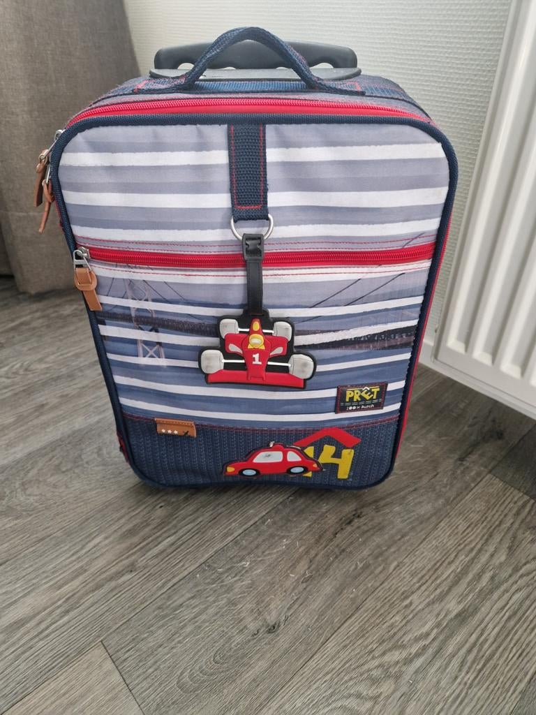 Stoere koffer/trolley, Sieraden, Tassen en Uiterlijk, Koffers, Ophalen of Verzenden, Zo goed als nieuw, Hard kunststof, Minder dan 50 cm