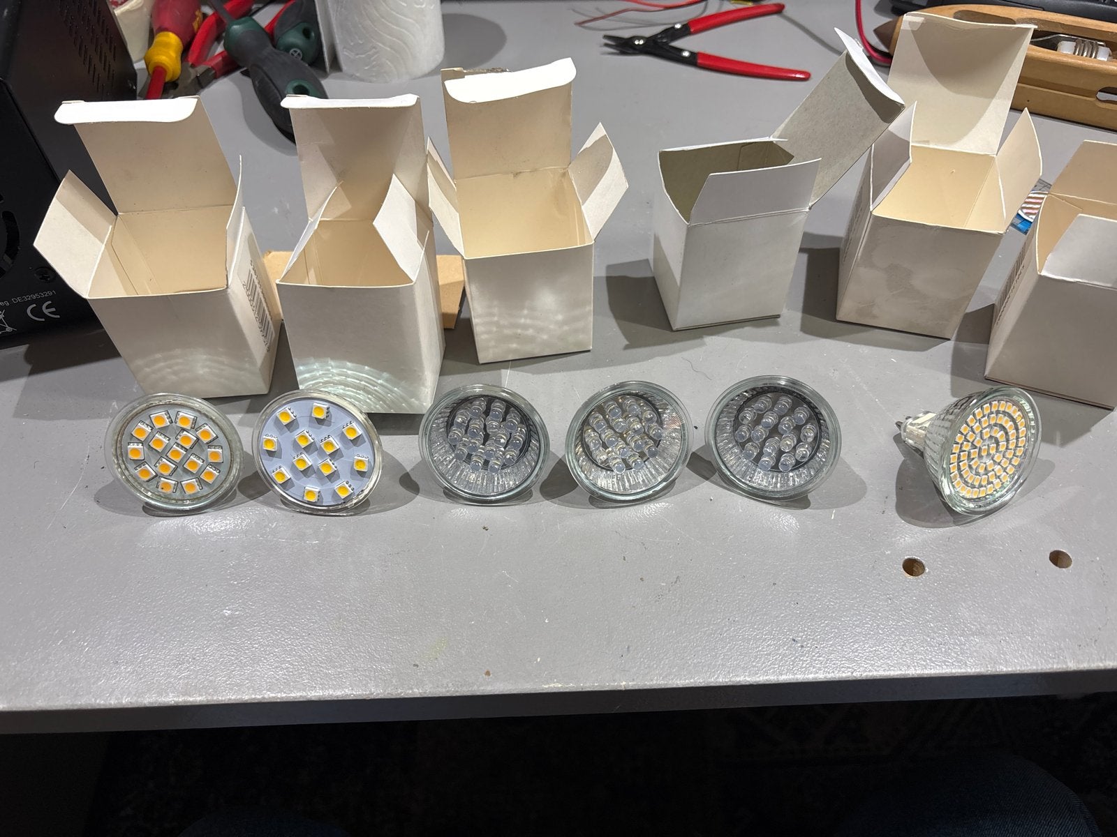 Diverse LED spots mr 16 fitting nieuw, Wit, Overige merken, Overige fittingen, Zo goed als nieuw