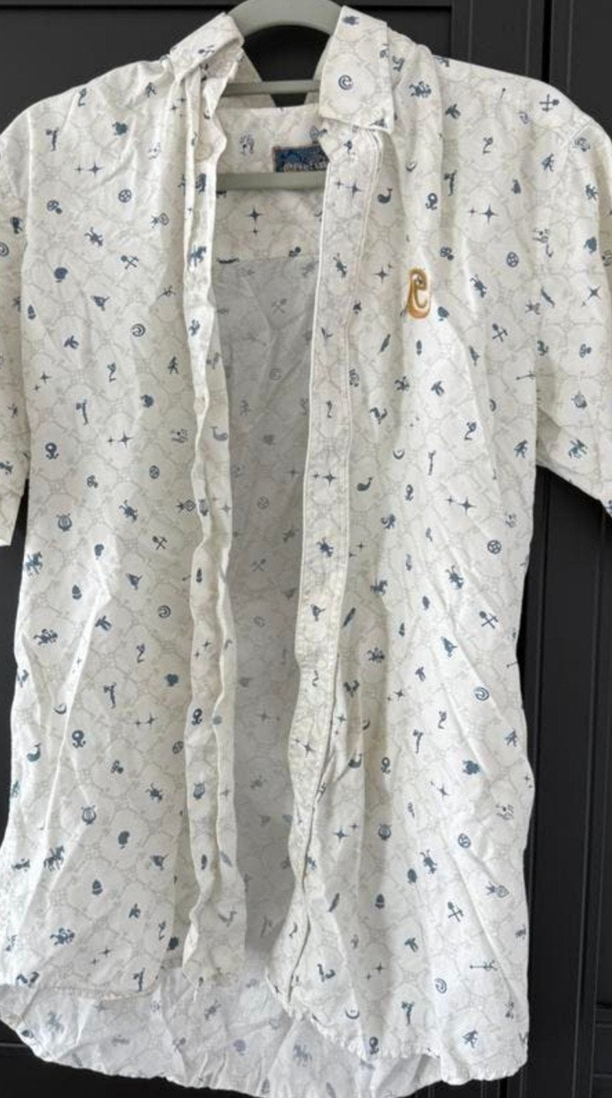 Efteling Medewerker Shirt Korte Mouwen Maat M, Ophalen of Verzenden, Gedragen, Halswijdte 39/40 (M)