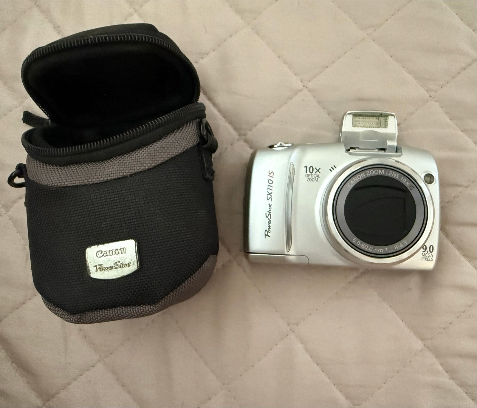 Canon PowerShot SX110 IS Compactcamera met Tas, Audio, Tv en Foto, Fotocamera's Digitaal, Ingebouwde flitser, Gebruikt, Canon