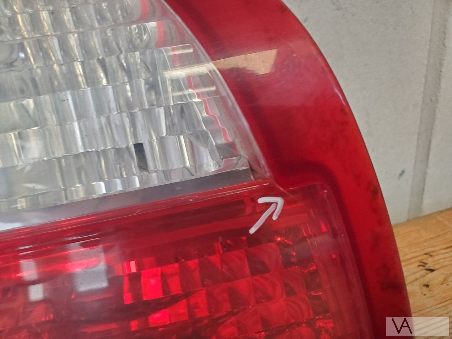 Saab 9-3 cabrio 2003 tot 2007 achterlicht links achterklep, Gebruikt, -, -, Ophalen of Verzenden