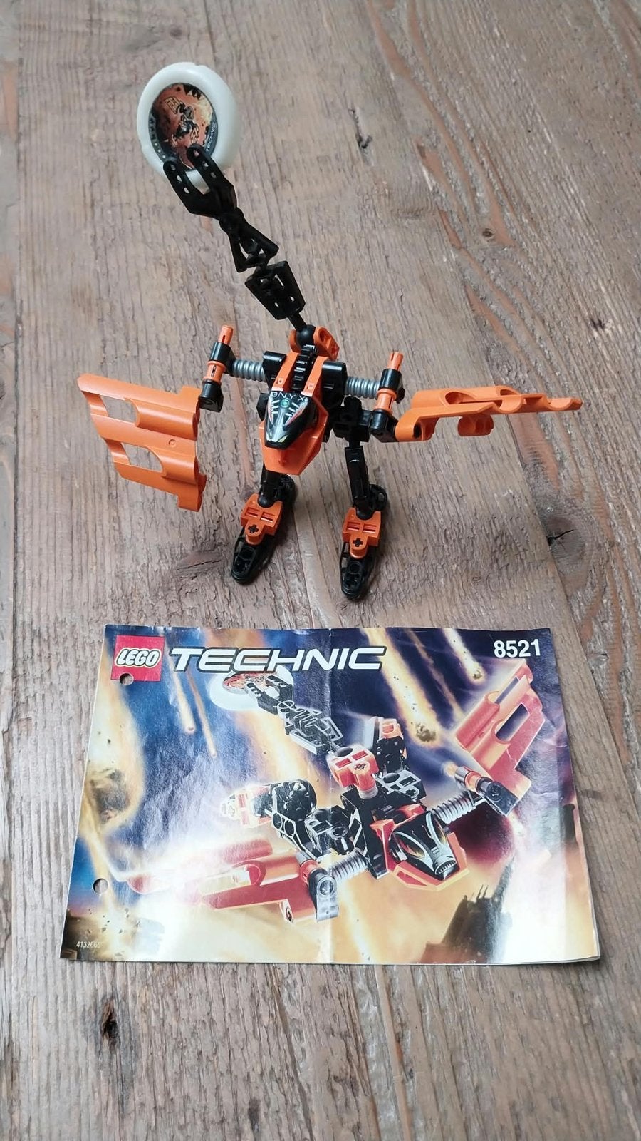 Lego Technic 8521: Bionicle Mata Nui Vliegtuig, Gebruikt, Bionicle, Lego, Ophalen of Verzenden