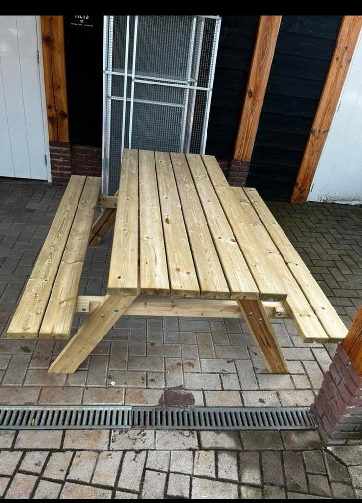 Nieuwe picknick tafels | picknick tafels nieuw opvoorraad, Tuin en Terras, Picknicktafels, Ophalen, Nieuw, Inklapbaar, Rechthoekig