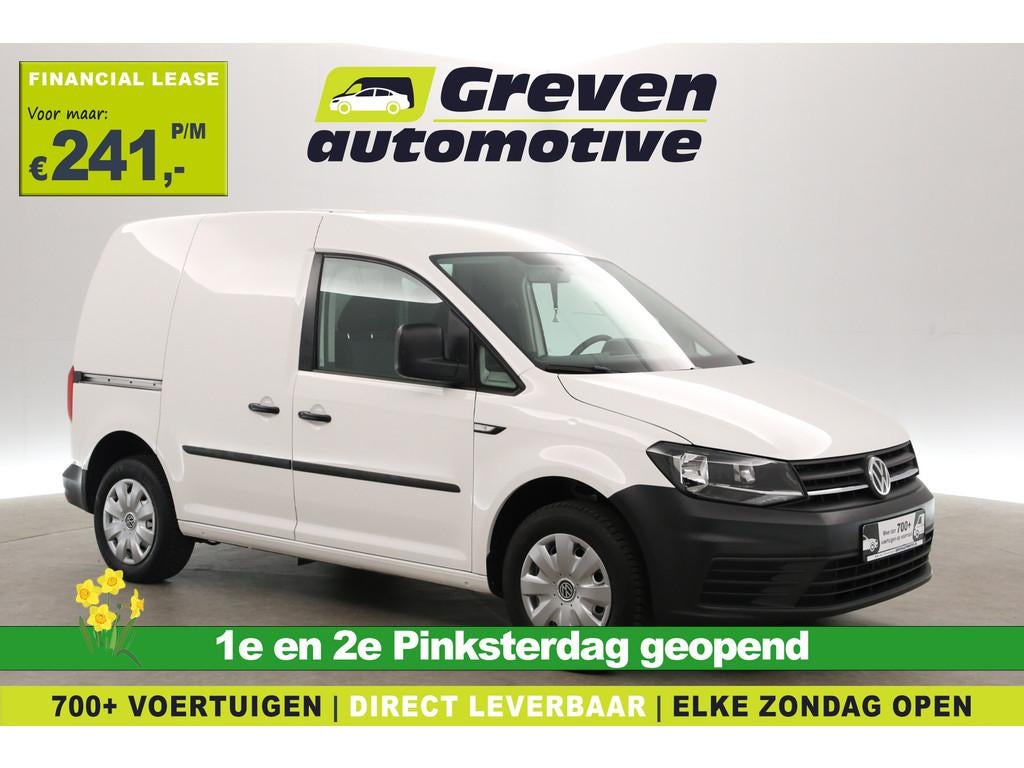 Volkswagen Caddy TSI | BENZINE | Airco | Parkeersensoren | E, Auto's, Stof, Gebruikt, Volkswagen, Wit