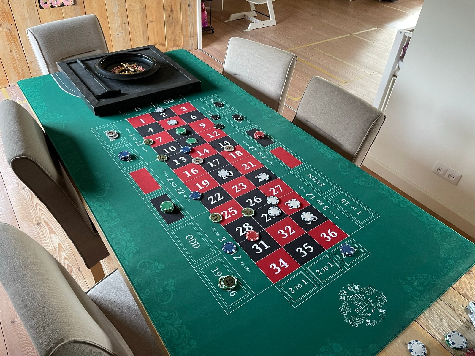Roulette, poker en blackjack huren!, Vijf spelers of meer, Ophalen, Zo goed als nieuw