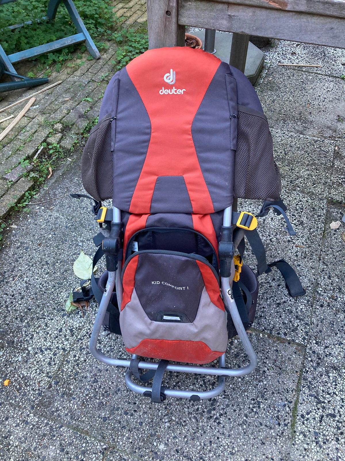 Deuter kinderdraagzak, Kinderen en Baby's, Overige merken, Ophalen of Verzenden, Zo goed als nieuw, Rug