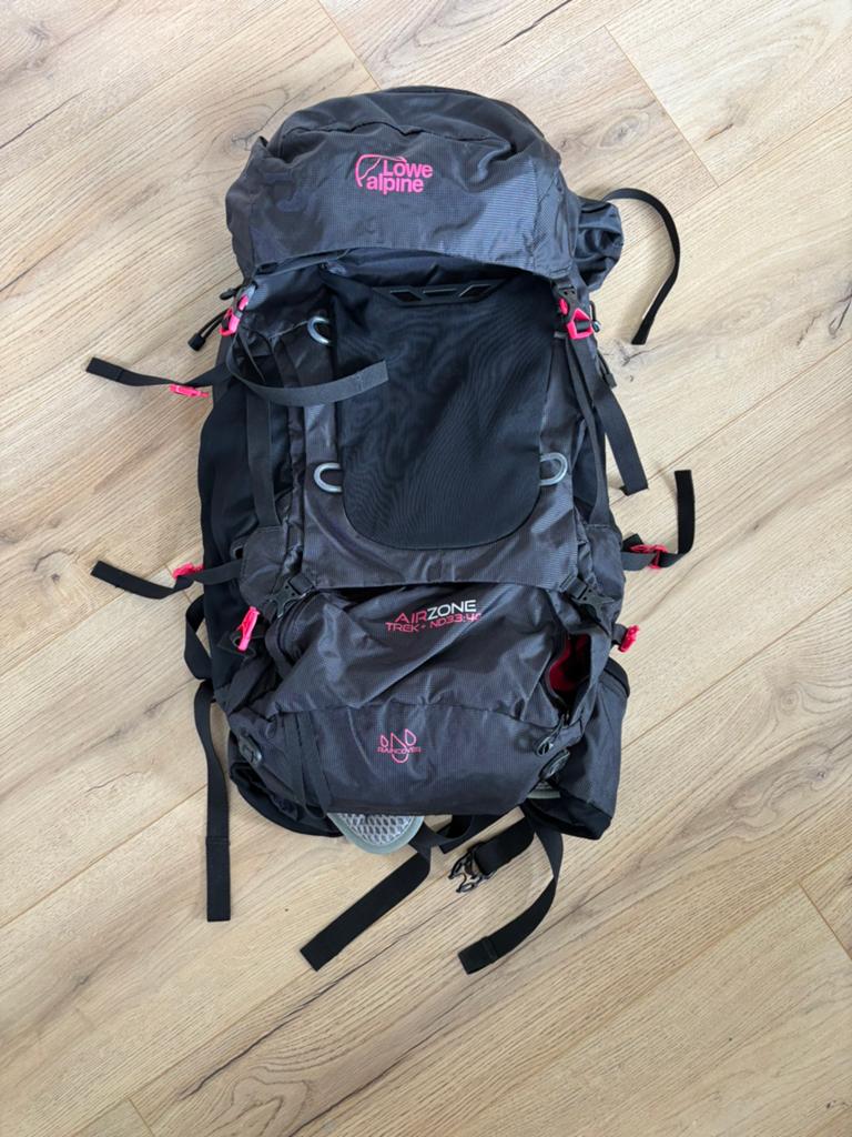 Lowe Alpine Airzone Trek+ 35:45 handbagage fomaat, Overige merken, 25 tot 40 cm, Ophalen of Verzenden, Zo goed als nieuw