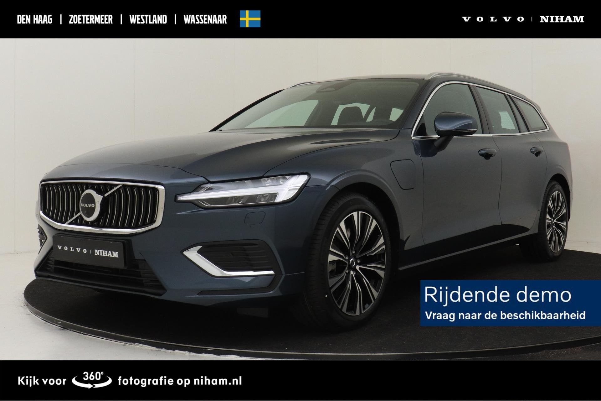 Volvo V60 T8 PLUG-IN HYBRID AWD PLUS PERFORMANCE ED. BRIGHT, Auto's, Volvo, Bedrijf, Te koop, V60, 360° camera, 4x4, ABS, Achteruitrijcamera