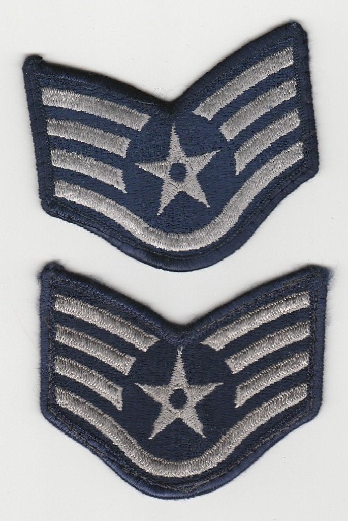 Patches / rangen USAF, US Air Force, afmeting 7 * 5,5 cm (O), Verzamelen, Verzenden, Luchtmacht, Amerika, Embleem of Badge